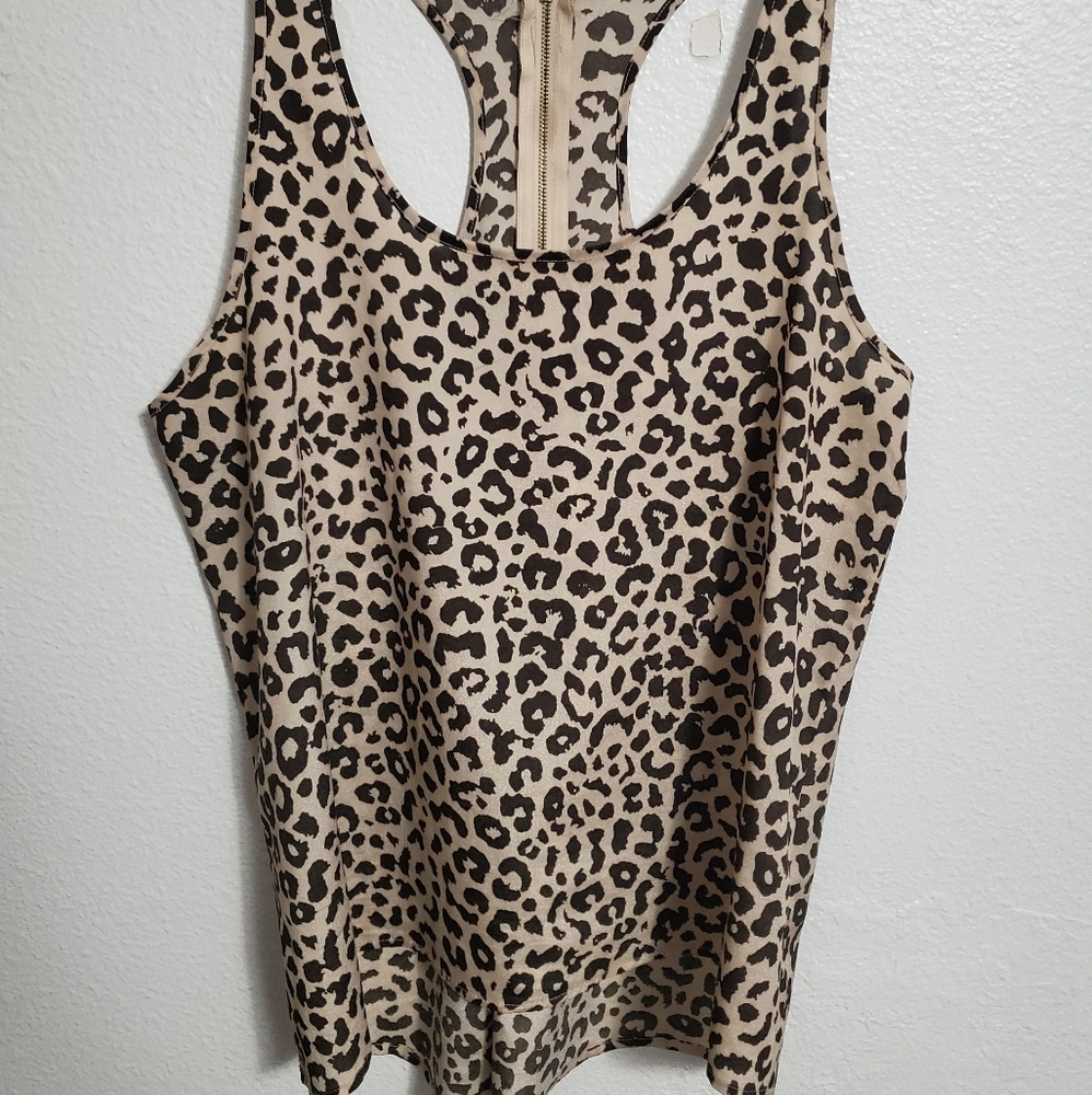 Leopard print tank